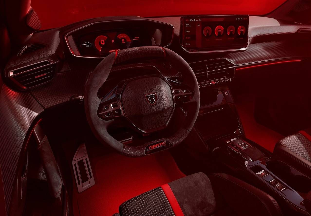 Peugeot e-208 GTi 2026 traseira