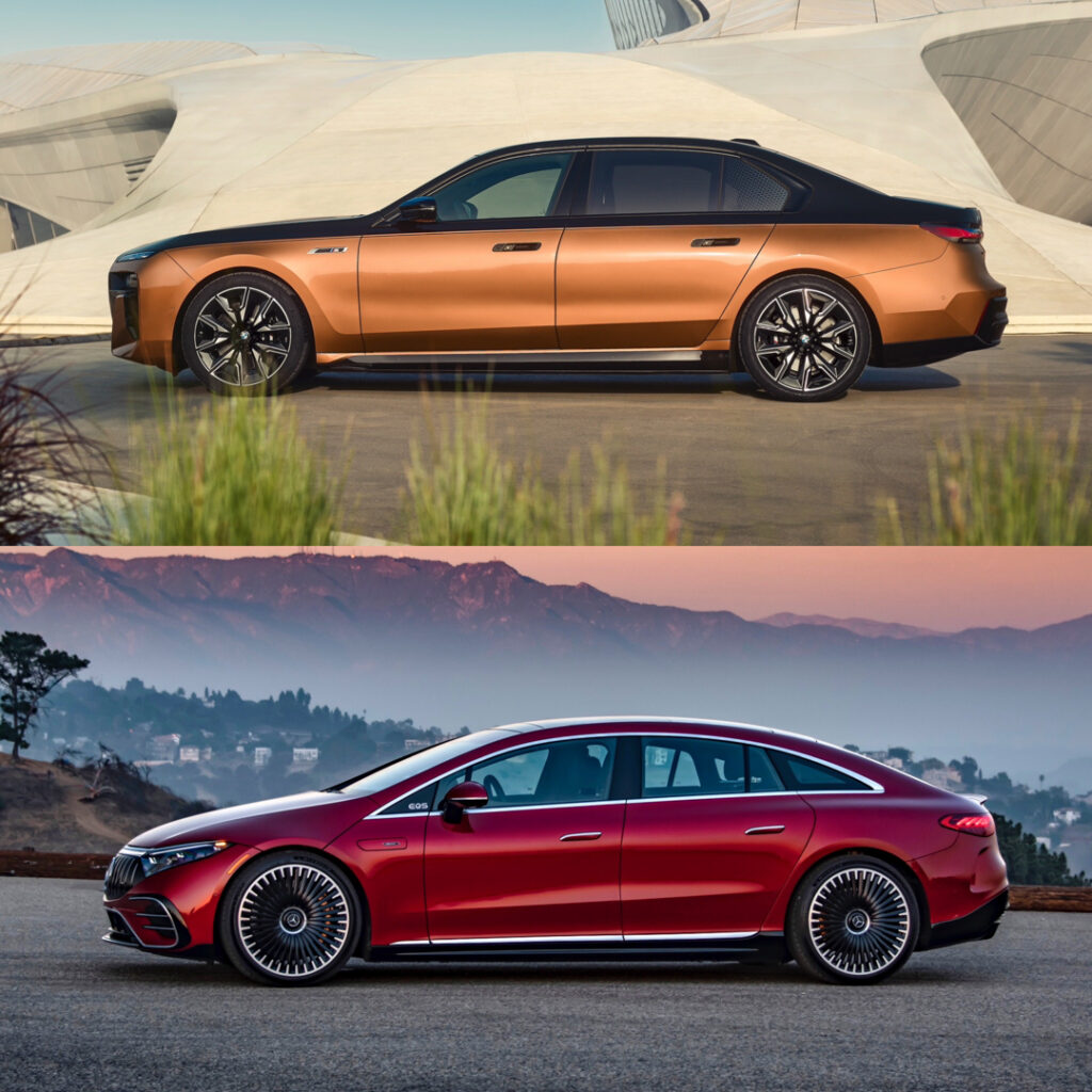 BMW i7 vs Mercedes EQS 580 2026: Comparativo dos Sedãs Elétricos Mais Luxuosos do Brasil