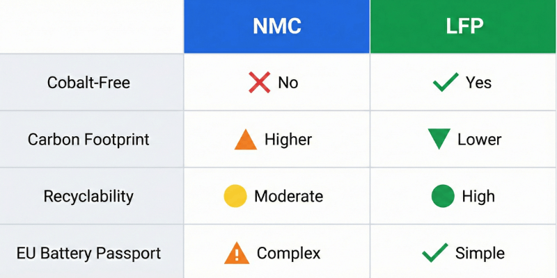 FAQ Bateria LFP vs NMC 2026: Qual é Melhor para o Seu Uso - 12 Perguntas Respondidas com Dados